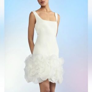 New Cynthia Rowley Floral Appliqué Dress